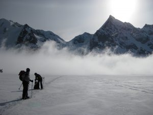 Le glacier d'Aletsch avec les raquettes